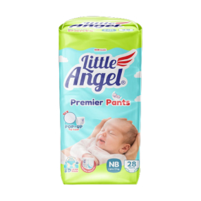 Детские подгузники-трусики Little Angel Premier Pants NB 28 шт