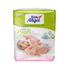Детские подгузники-трусики Little Angel Extra Dry S 60 шт